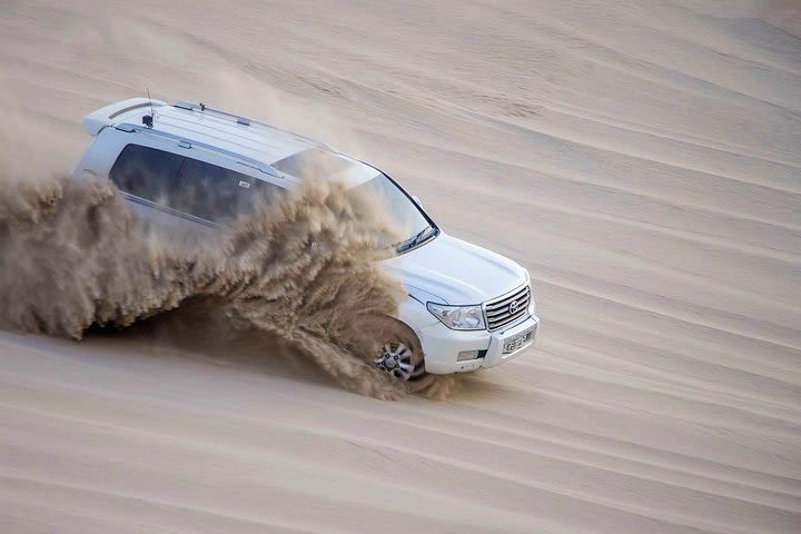 (Private)Desert Safari Dune Bashing, Camel Ride, Sand Boarding, Inland Sea Visit image