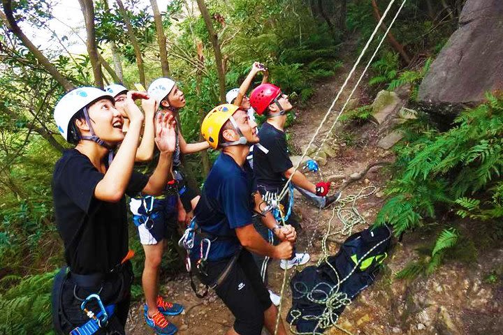 Half day rock climbing and rappelling experience just in Taipei city, Taiwan image