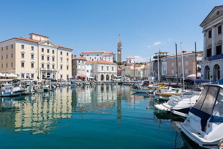 Piran and Panoramic Slovenian Coast from Koper image