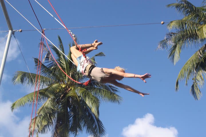 Fun Flying Trapeze Experience Group Class in Koh Tao Thailand image