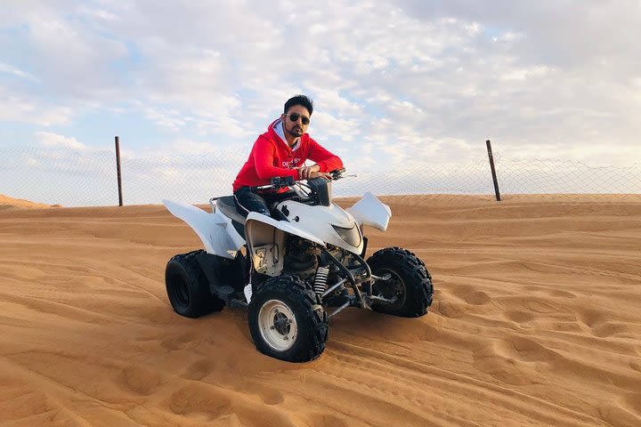 Morning Desert Safari with ATV bike image