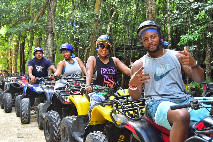 Atv (Shared) Cenote and Zipline from Cancun image