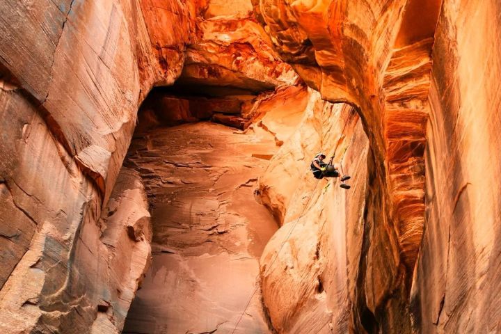 Rock Canyon Rappelling Adventure Near Zion image
