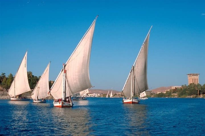 Private Felucca Tour:Aswan Elephantine Island, Agha Khan & Botanic Garden  image