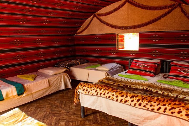 Sleeping in a Bedouin camp with a breakfast image