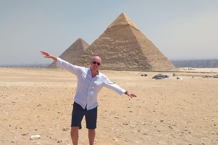 Trusted tour to Pyramids of Giza and Sphinx with Camel ride and Entrance Fees image