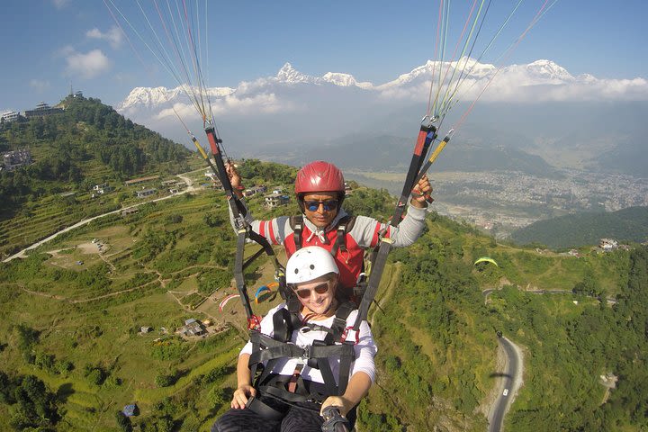 Paragliding at Sarangkot Pokhara image