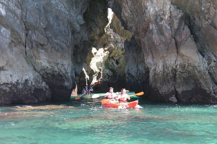 Canoeing By Ribeira Do Cavalo Beach And Caves image