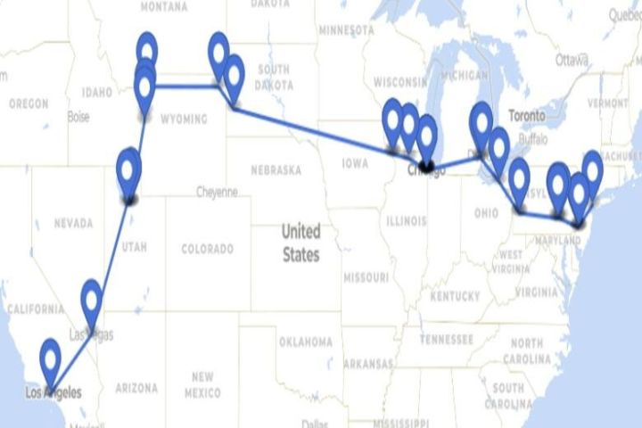 14-Day USA Cross-Country Tour: LA to NYC via Yellowstone image