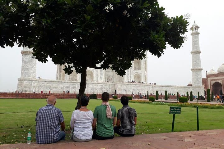 Yoga Class In The Shadow of Tajmahal image