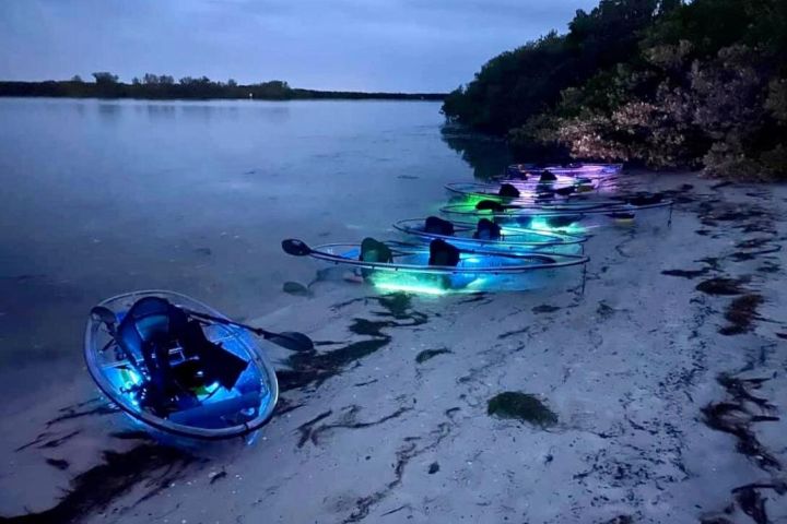 Shell Key Clear Kayak Sunset & Glow Tours image