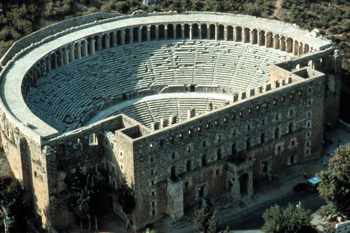 Perge,Aspendos,Side and Waterfall (sightseeng) excursion,trip,daily. image