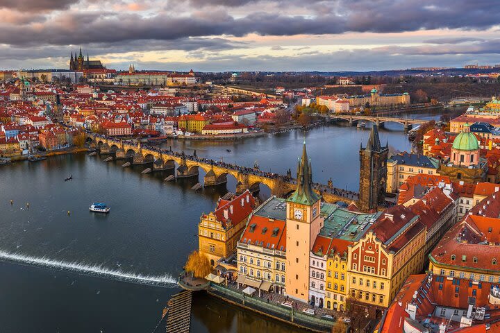 Best of Prague: City Walking Tour, Boat Cruise, and Typical Czech Lunch image