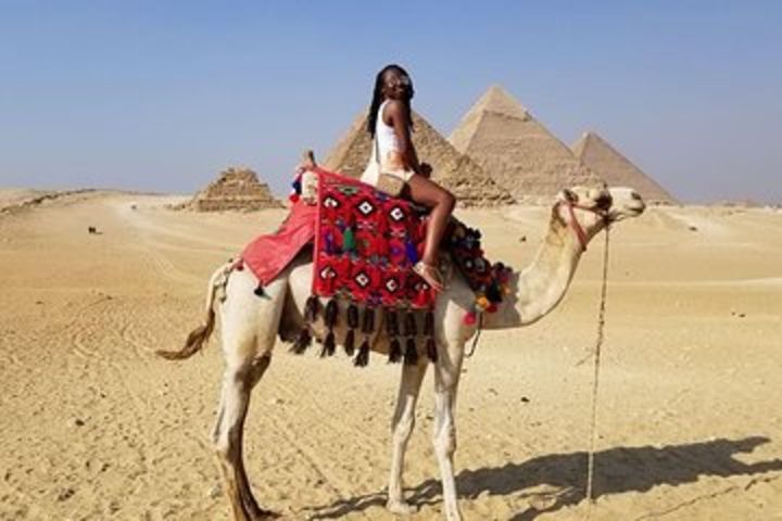 Desert Safari Around The Pyramids of Giza With Horseback Riding or Camel Riding image