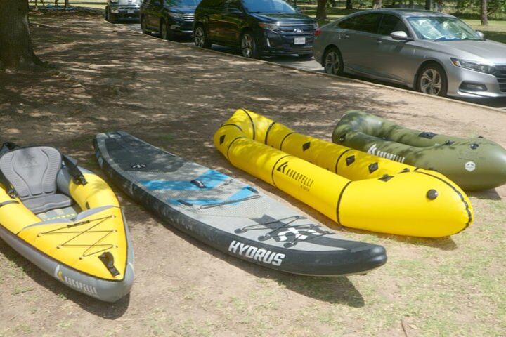 Self-Served Kokopelli Inflatable Kayak Rental Package in Texas image