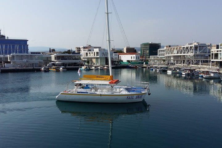 Full-Day Family Catamaran Cruise from Limassol with Lunch image