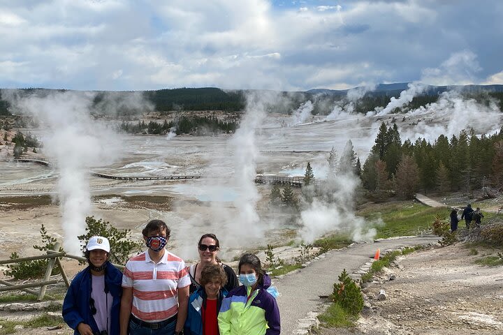 4 Person Full-Day PRIVATE Yellowstone Tour in a Raised Roof Van- Picnic Lunch image