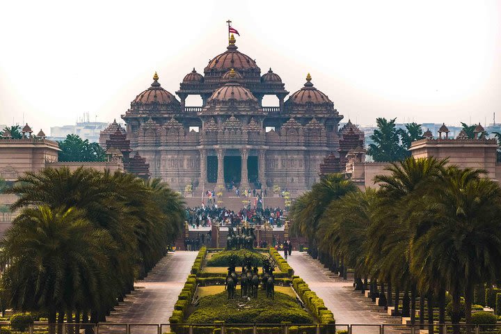 Full Day City tour of Delhi's temples and spiritual places with a local guide image