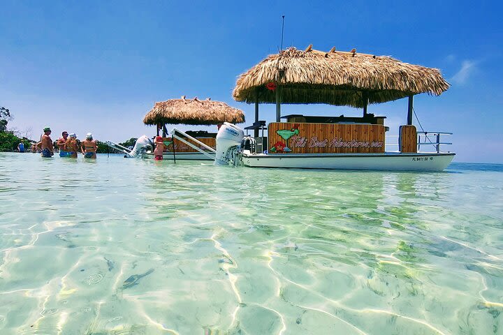 4-Hour Private Sand Bar Cruise on a Tiki Bar Boat in Key West image