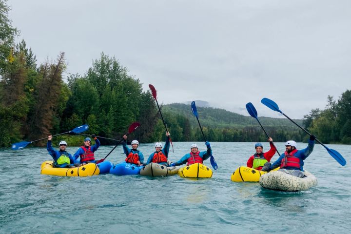 Packrafting Kenai River image