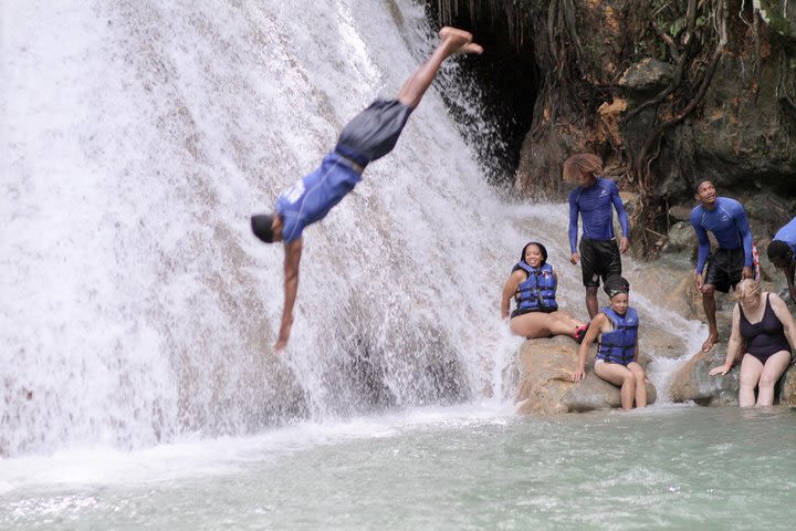 Blue Hole & Dunn's River Falls with Lunch from Negril image