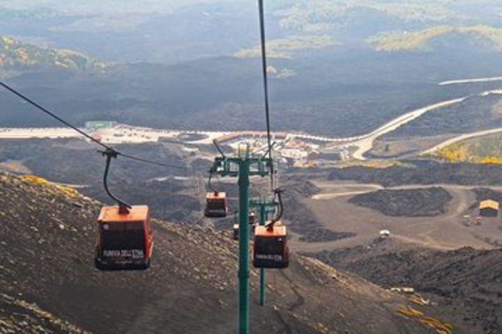 Etna Cable Car & Off Road tour to 2920 m + Afternoon in Taormina from Catania image