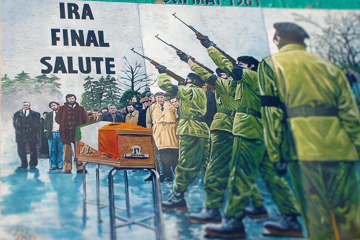 Republican Loyalist Mural & Peacewall Black Taxi Tour from Belfast  image