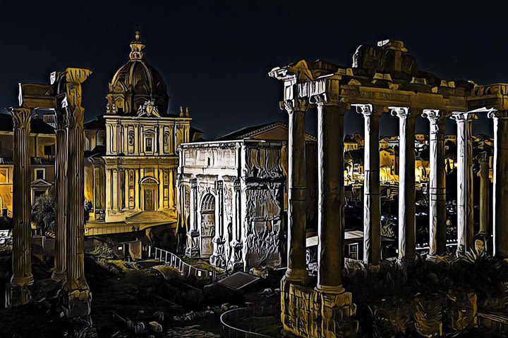 Rome by Night Private Walking Tour image