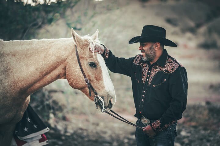 Sunset Horseback Riding Adventure with BBQ Dinner image