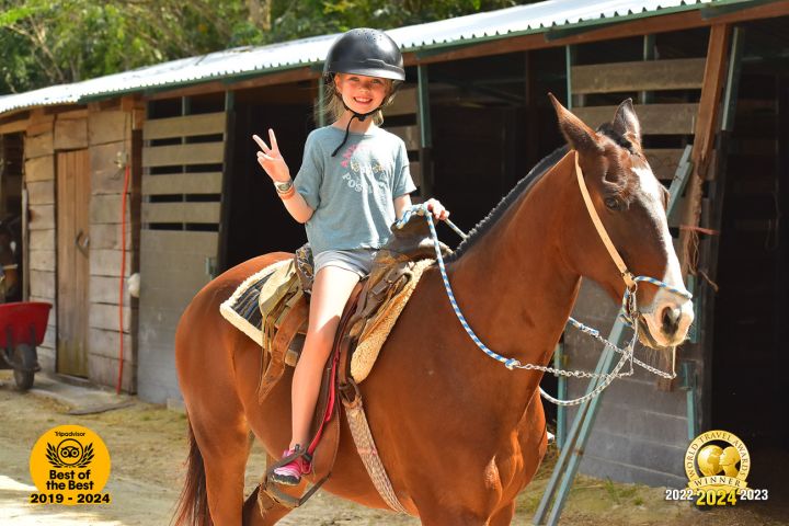Horseback Ride in Cancun, with ATV Ride, Zipline and Cenote image