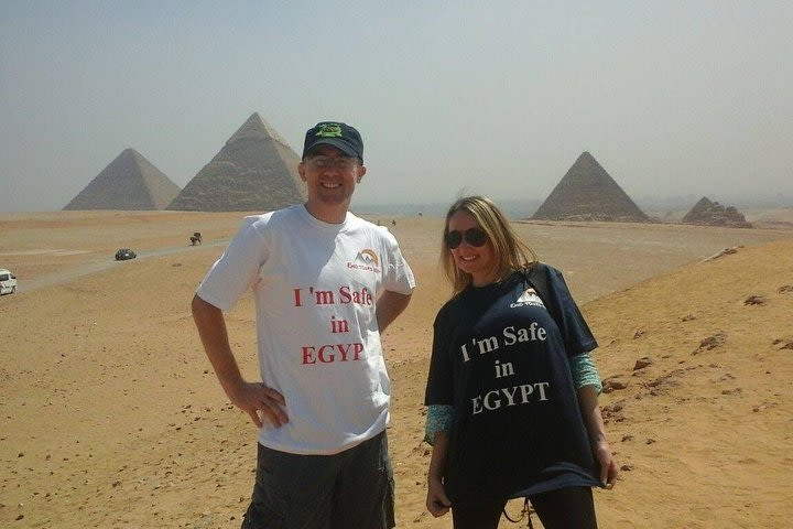 A private Day Tour of Giza Pyramids, Memphis & Saqqara ( All Inclusive )  image