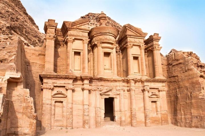 Petra Temple & Jordan River Day Trip image