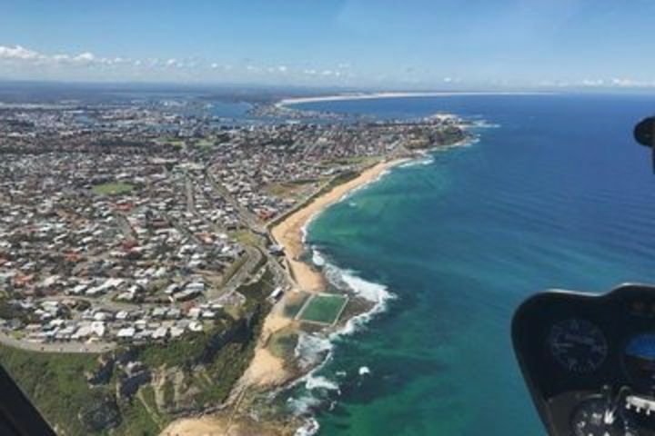 40-45 Minute Port Stephens and Stockton Beach Helicopter Flight - For 2 image