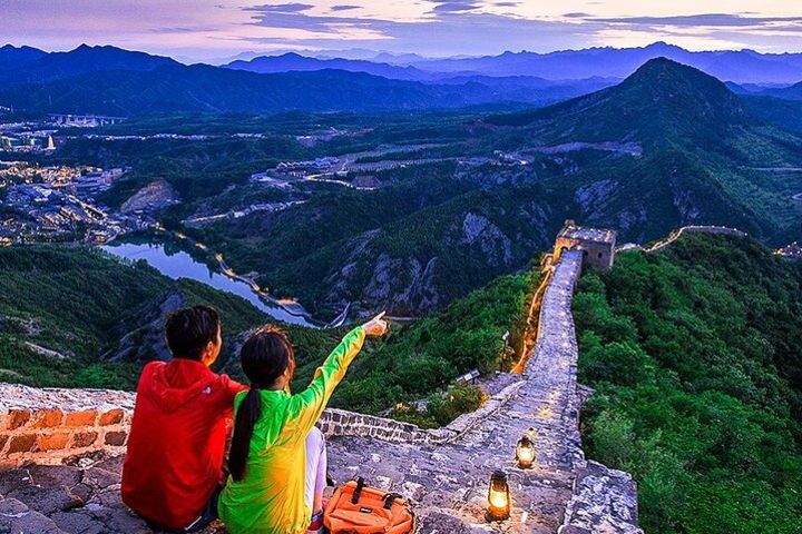 Beijing Private Night Tour to Gubei Water Town and Simatai Great Wall image