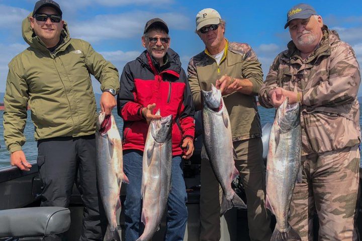 Private Salmon Guided Fishing Trip for 6 - Day Trip image