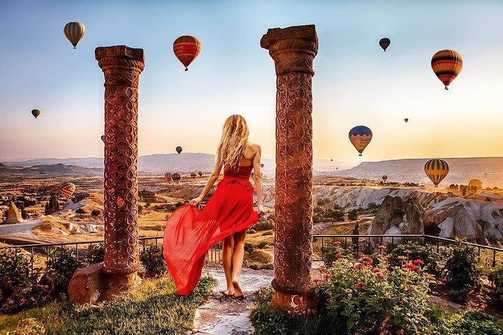 Pre-Sunrise Balloon Flight with Goreme Open-Air Museum and Underground City Tour image