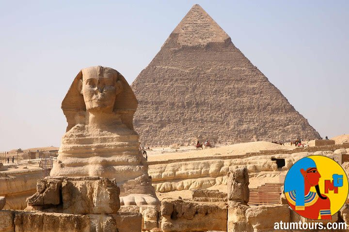 Full day Pyramids,Sphinx , new Muesum of civilization , private Guide image