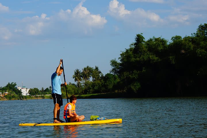 Stand Up Paddle Boarding and Sunset Watching on Cai River image