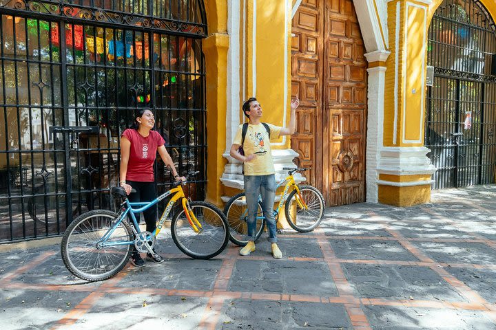 The Beauty of Coyoacan by Bike Private Tour with a Local image