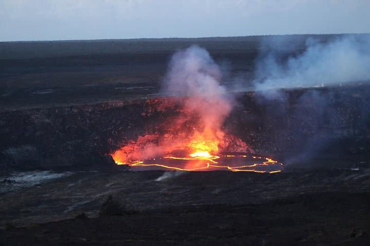 Black sand beach, Winery (or coffee) and Volcanoes National Park image