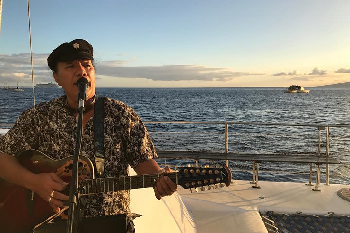 Sunset Cruise with Live Music and Open Bar from Ka’anapali Beach image