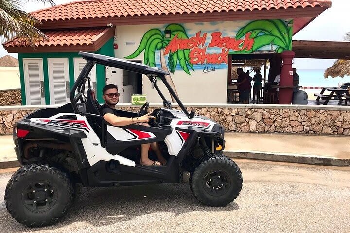 Action-Packed Half Day Aruba UTV Tour on a Polaris Razor & Cave Pool image