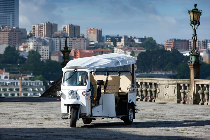 Private Electric Tuk Tuk Sightseeing Tour of Historic Porto image