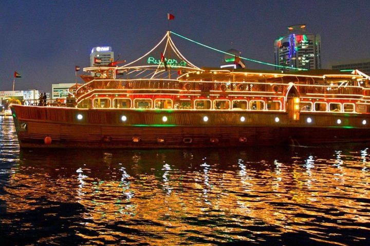 Desert Safari with BBQ Dinner and Belly Dance, Dhow Cruise Dinner Combo image