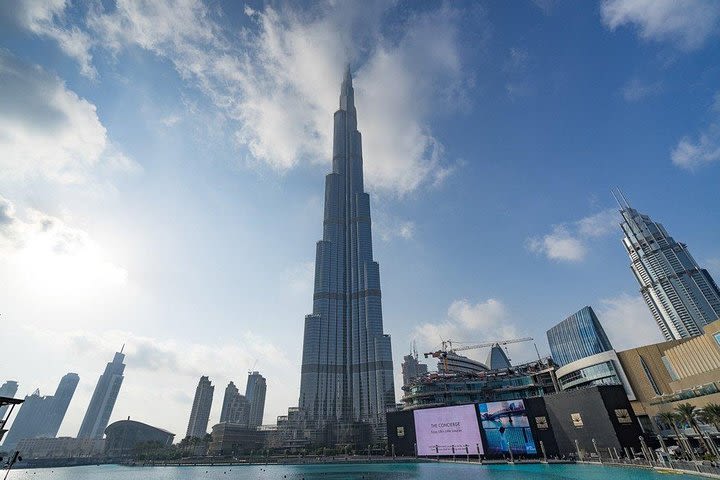 Dubai City Tour By Night With Burj Khalifa Ticket and Pick Up image