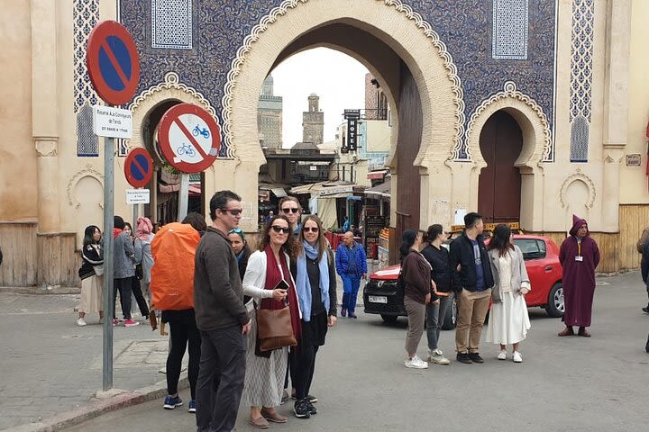 3-Hour Batha Palace, Bab Boujloud, Mellah and Kings Palace Tour in Fez image