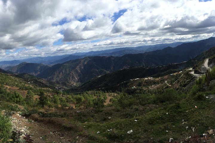 Hike in pristine Forest, a view from above Atitlan image