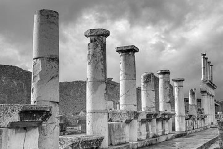 Pompeii and Herculaneum Day Tour - History with Guide&Lunch from Naples image