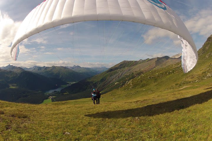 Klosters Tandem Paragliding Flight from Gotschna image