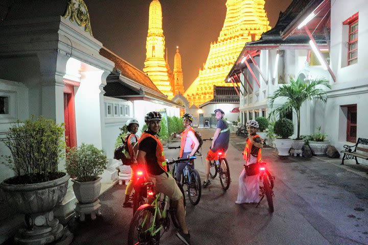 Bike Bangkok at Night with Thai Dinner image